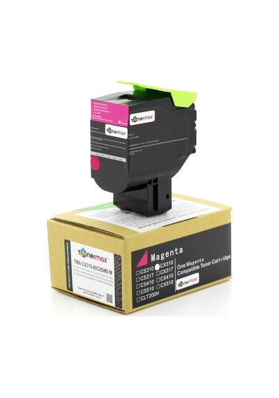 Tonerturk Lexmark 80C8Sm0 Kırmızı Uyumlu Toner / Cx310 / Cx410 / Cx510