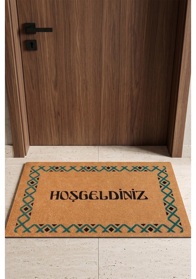 Villadia Home Textile Kapı Önü Paspası Kaymaz Taban Dekoratif Paspas Ev Giriş Antre İç Ve Dış Mekan Paspası 45x70 Cm 11ypycoco