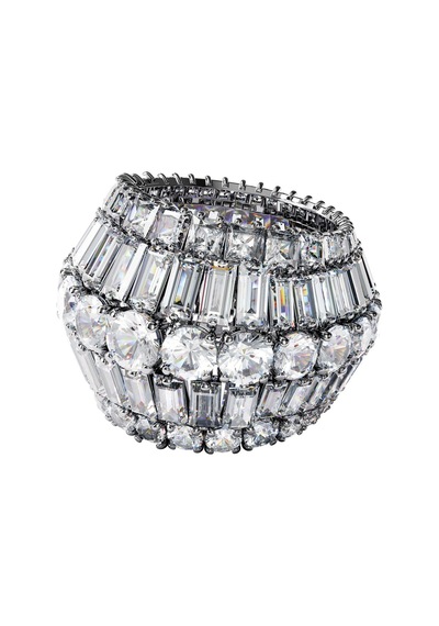 5610392 Swarovski Yüzük Hyperbola:Rıng L Rows Whıte/Rhs 58