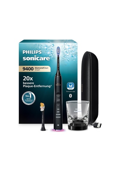 Philips Sonicare Diamondclean Smart 9400 Elektrikli Diş Fırçası, Uygulamalı Sonik Diş Fırçası, Basınç Sensörü, Fırça Başlığı Algılama, 4 Fırçalama Modu Ve 3 Yoğunluk Seviyesi, Siyah, Model Hx9917/89 Philips Sonicare Diamondclean Smart 9400 Elektrikli Diş Fırçası, Uygulamalı Sonik Diş Fırçası, Basınç Sensörü, Fırça Başlığı Algılama, 4 Fırçalama Modu Ve 3 Yoğunluk Seviyesi, Siyah, Model Hx9917/89
