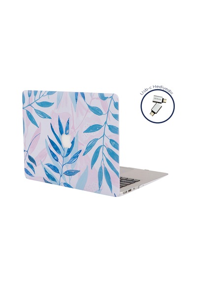 Apple Uyumlu MacBook Pro Kılıf 13inç M1-m2, Flower02 Type-c'li Model A2338 A2289 A2251 A1706-08 A1989 A2159 İle Flower 17