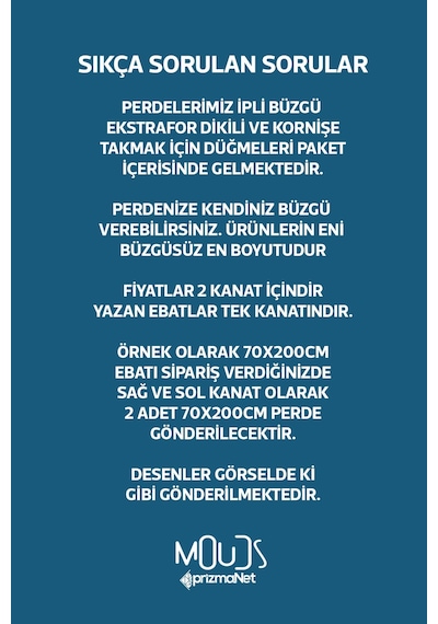 Kış Dalları Desenli Süet Oturma Odası Salon Fon Perde Baskılı Ekstrafor Büzgü 2 Kanat Prd-1024 Çok Renkli
