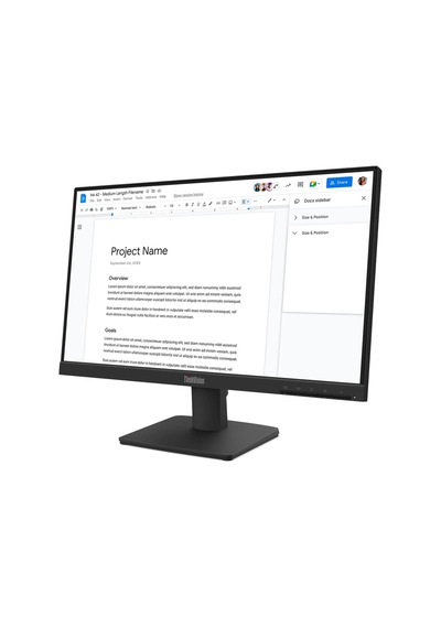 21.5 Lenovo Thinkvision S22-4e 64cbkat6tk Fhd Ips