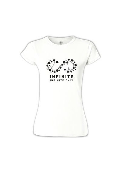 Infinite - Only Beyaz Kadın Tshirt 001
