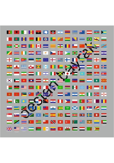 Yabancı Ülke Bayrağı 200x300 Cm