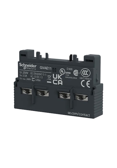 Schneider Electric Gvae1 Tesys Deca 1 Yardımcı Kontak Bloğu - 1Na + 1Nk