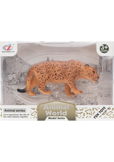 Kutulu Model Figür Hayvan Leopar