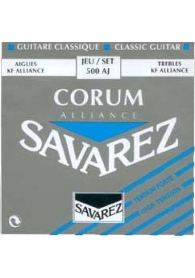 Savarez Alliance Corum Blue Forte Tansiyon Klasik Gitar Teli