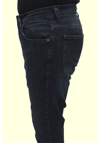 Denim Cartel Dmc Tekstil Erkek Füme 1004 Yüksek Bel Normal Kesim Boru Paça Jean Pantolon