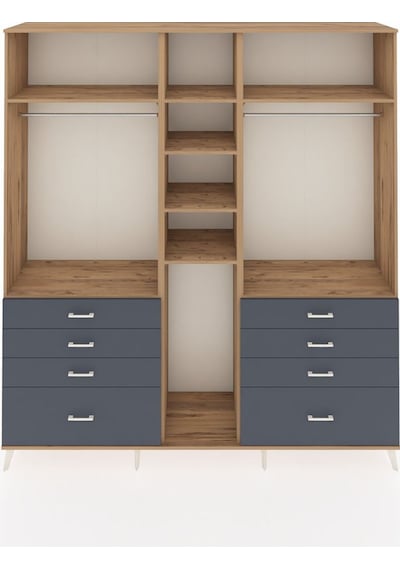 Hyperion Dolap 8 Raflı 8 Çekmeceli 3 Askılı 220x44x243 Çam-çam/antrasit Atlas Çam/antrasıt Hyperion Dolap 8 Raflı 8 Çekmeceli 3 Askılı 220x44x243 Çam-çam/antrasit Atlas Çam/antrasıt