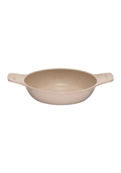 Thermoad 3'lü 18-20-22 Cm Güveç Sahan Set Kapaksız -vizon Vizon