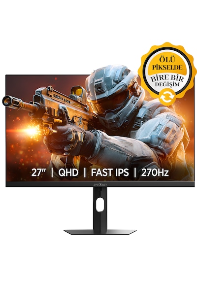 James Donkey Auren Q70 27'' 270hz 0.5ms Qhd 2k Fast Ips Rgb Pivot Gaming Monitör Ölü Piksel