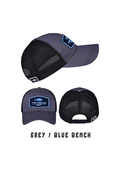 Fujin Pro Angler Grey + Blue Bench Şapka Çok Renkli