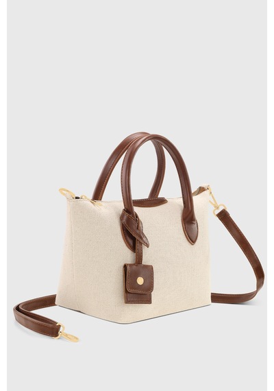 Housebags Retro Vintage Suya Dayanıklı Soft Kahverengi Niş Tasarım Çapraz Askılı Çanta Soft Kahverengi