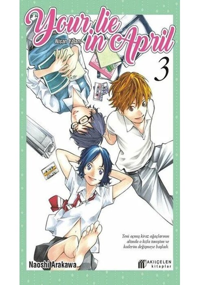 Your Lie İn April 1-2-3-4-5 Manga Seti 5 Kitap / Anime-manga Sticker Ve Kartpostal