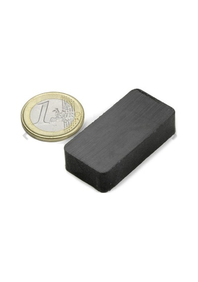 10 Adet 40X20X10 Köşeli Ferrit Kömür Seramik Magnet Mıknatıs N11.2412