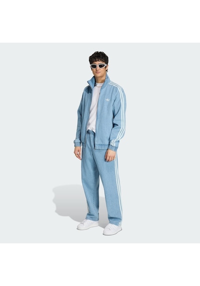 Adidas Kx1196 Denım Fb Jacket Erkek Eşofman Üstü Mavi