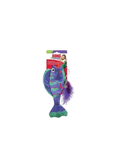Kong Wrangler Balık Peluş Kedi Oyuncağı
