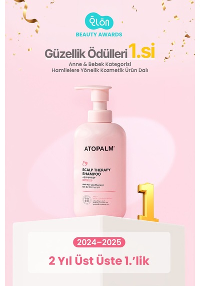 Hamilelere Özel Saç Dökülmesi Karşıtı Nazik Şampuan Atopalm Maternity Care Scalp Therapy Shampoo