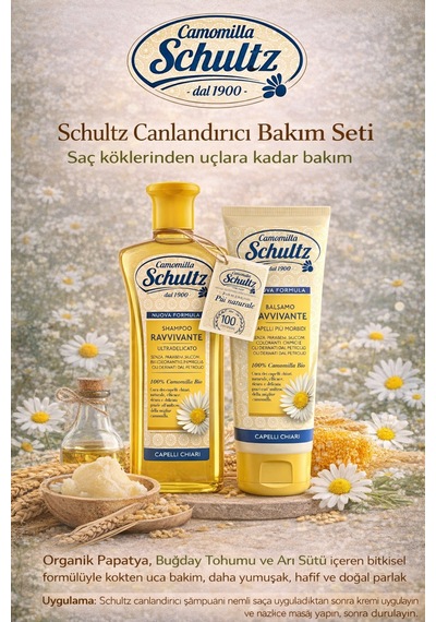 Schultz Açık Ve Renkli Saçlar İçin Canlandırıcı 2li Bakım Seti Şampuan + Saç Kremi