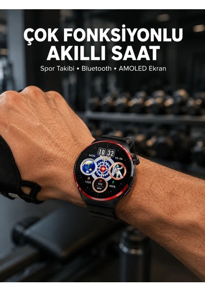 Spor Ve Takipli Akıllı Saat Kablosuz Şarj Yeni Nesil