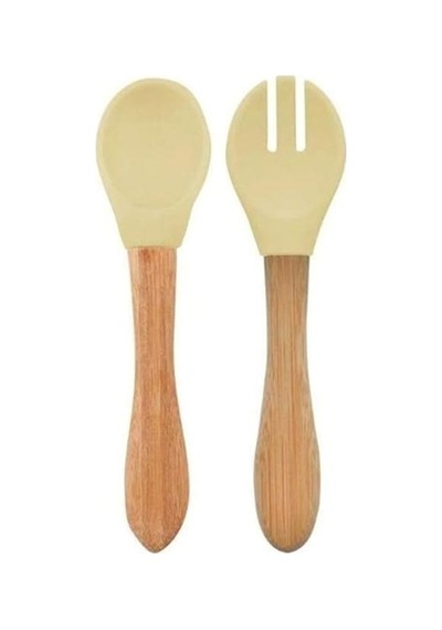 Oioi Mama Kaşığı Ve Çatal Seti 010600 Mellow Yellow Sku: Zeus8690010039873 27cm