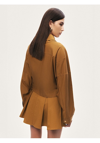 Nocturne Çift Yaka Detaylı Ceket N26yn5358 Camel
