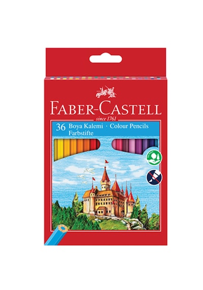 Faber-castell Kuru Boya Karton 36 Lı Çok Renkli