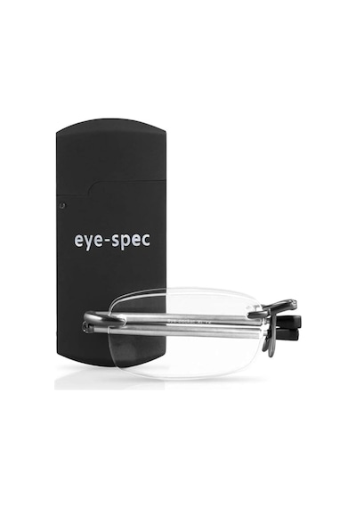 Eye Spec Katlanabilir Çerçevesiz Gözlük Ultra Hafif Ve Şık Tasarım +1.50 Aksesuar Setleri Siyah 189436752