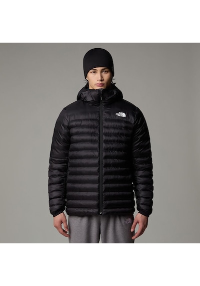 Siyah The North Face Erkek Kaz Tüyü Mont Terra Peak Hoodie Nf0a88 001