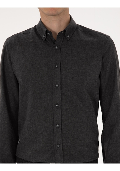 Pierre Cardin Erkek Antrasit Gömlek Desenli 50316751-vr006 Antrasit