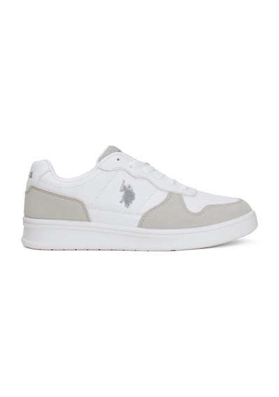 U.S. Polo Assn. U.s. Polo 101501639 Charlize Kadın Klasik Sneaker Beyaz - Gri-beyaz - Gri Beyaz - Gri