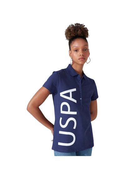 U.S. Polo Assn. Kadın Polo Yaka Tişört Lacivert
