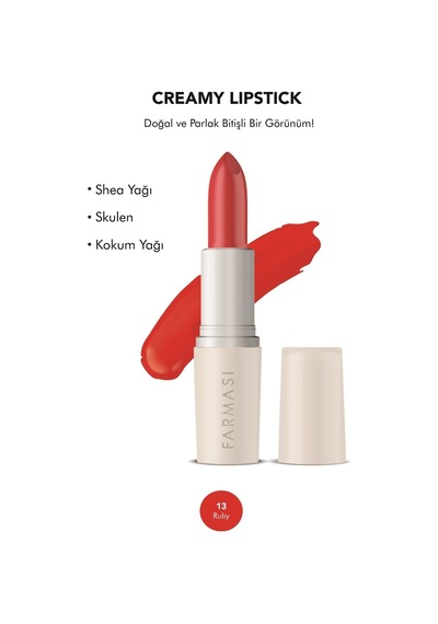 Farmasi Creamy Lipstick 13 Rubby