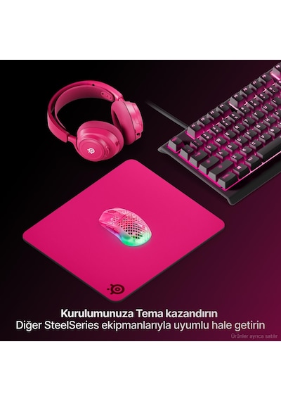 Steelseries Qck Heavy L Gaming Mousepad - Magenta