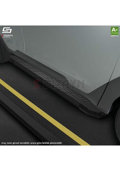 S-dizayn Fiat Doblo 3 Newline Siyah Yan Basamak 203 Cm 2023 Üzeri