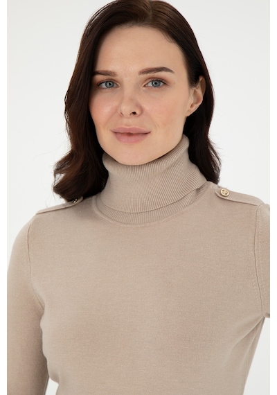 Pierre Cardin Kadın Bej Kazak /triko 50290579-vr011 Bej