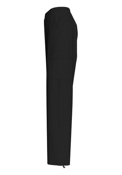 Calvin Klein Brushed Cotton Cargo Kadın Siyah Pantolon