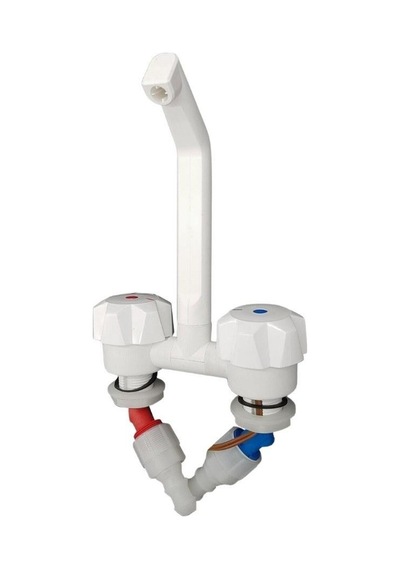 Comet Deluxe Katlanır Sıcak/soğuk Musluk 12v Switch - Beyaz-1560