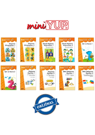 Miniyup 7+ Yaş Görsel Dikkat Ve Algı Geliştirme Eğitim Seti