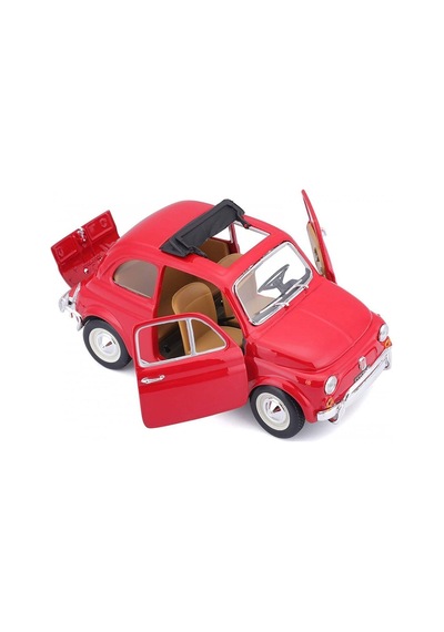 22099 Burago Fiat 500l 168 Kırmızı 1:24 -sunman