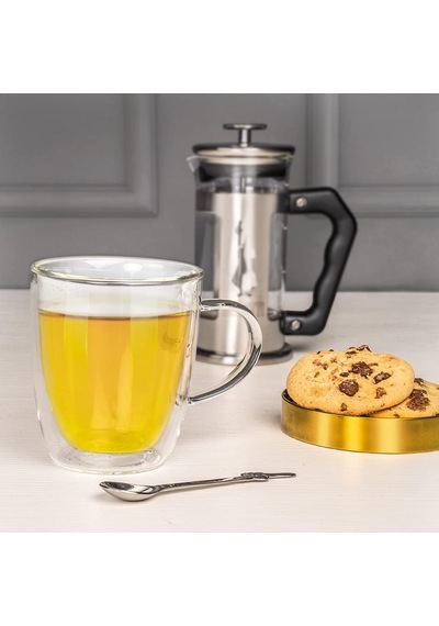 Capri Çift Duvarlı Cam Bardak 350ml 2'li Set