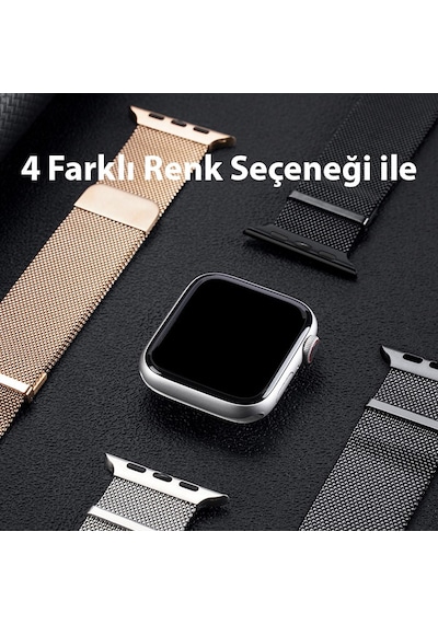 Dux Ducis Apple Uyumlu  Watch 42/44/45MM Premium Milano Loop Kayış Kordo