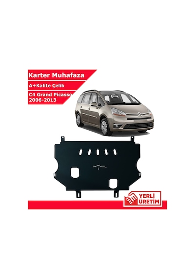 Citroen C4 Grand Picasso 2006-2013 Çelik Karter Muhafaza Çelik Koruma Sacı A+ Kalite Yerli Üretim