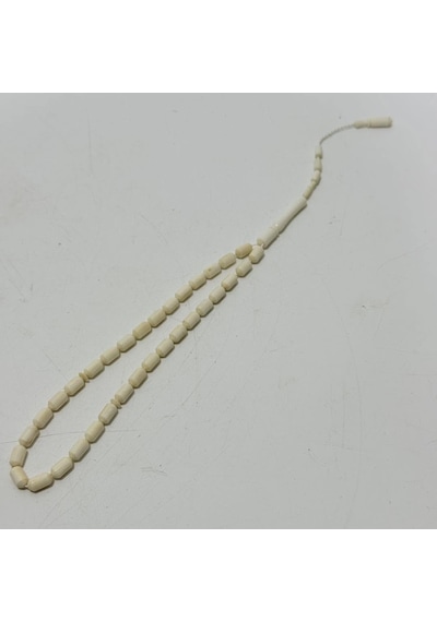 Kesme Fildişi Tesbih 8,85 Gram - Koleksiyonluk Fil Dişi Tespih F051