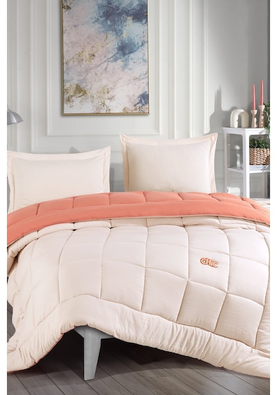 Elart Violet Comfort Uyku Seti Çift Kişilik Ekru Ekru
