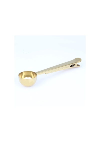 Mien Mien Metal Mandallı Ölçü Kaşığı 17 Cm Pratik Sabitlenebilir Mutfak Ölçü Kaşığı 15 Ml Sarı