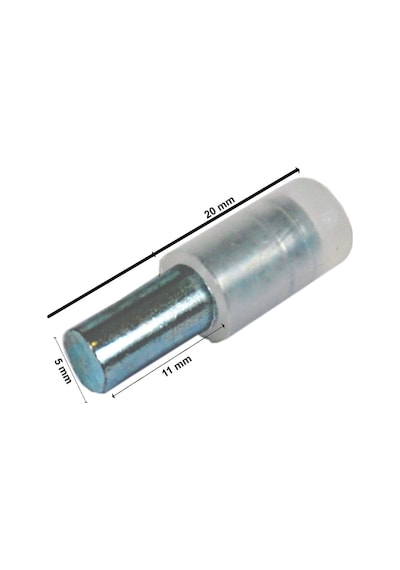 Raf Pimi Plastik Tutucu Mobilya Dolap Raf Pimi Çap 5 mm Boy 20 mm