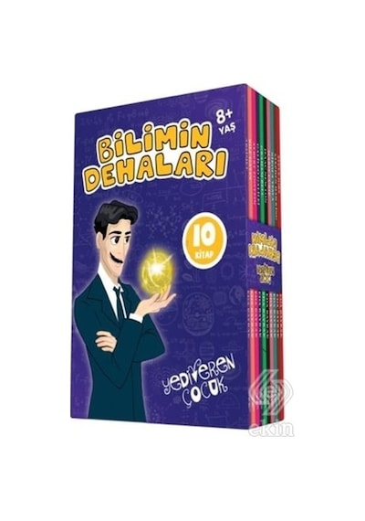 Bilimin Dehaları Kitap Seti - 10 Kitap Takım - Eda Bayrak - Yediveren Çocuk