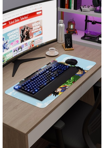 Dragon Ball Anime V1 - 70x30 Xl Gaming Kauçuk Kaymaz Taban Mouse Pad Fare Altlığı